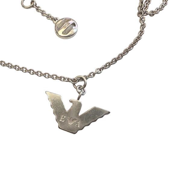 Emporio Armani Rhinestone Eagle Pendant with Necklace - Picture 7 of 10